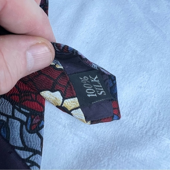 Beautiful Vintage OSCAR DE LA RENTA Men’s Slik Tie - Picture 5 of 7